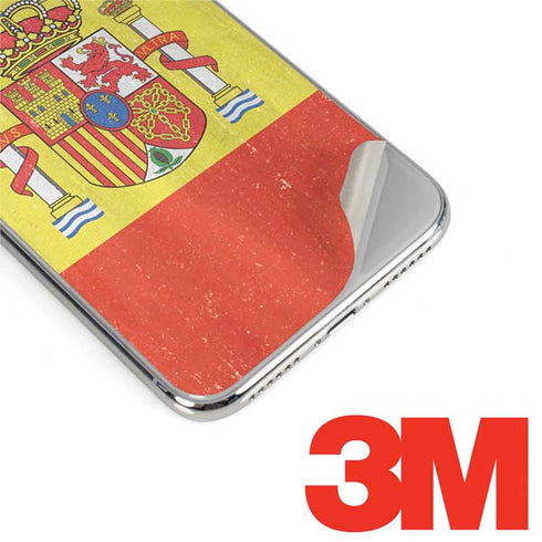 Spain Flag Distressed iPhone XS Max Skin